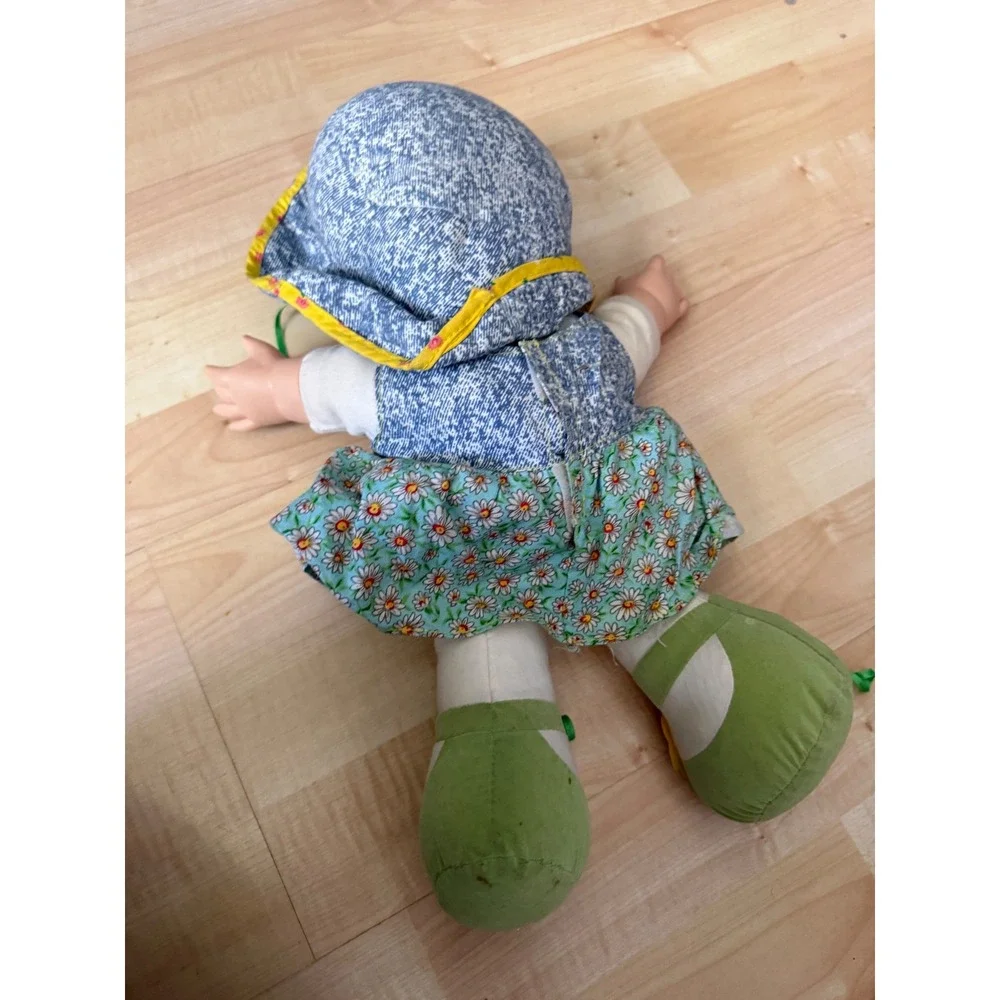 Vintage 1997 talking cloth doll plastic‎ head I love you mommy my first doll